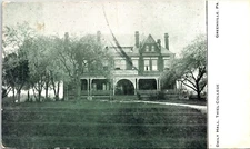 Postcard 1908 Thiel College Campus Daily Hall Greenville PA D214