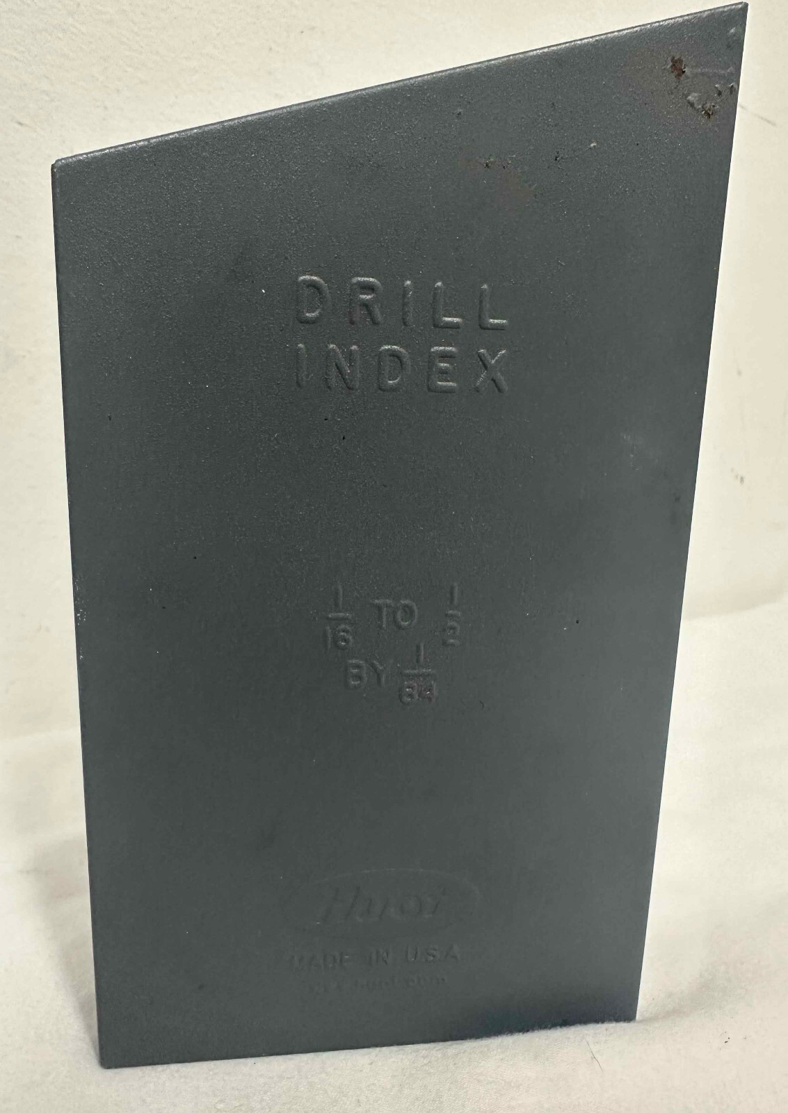 HUOT Drill Index 1/16 To 1/2 by 1/64 Metal Storage Box Complete Bits