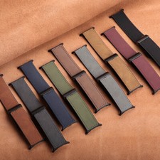 For Samsung Galaxy Watch Ultra 47mm Magnetic Leather Silicone Wrist Band Strap