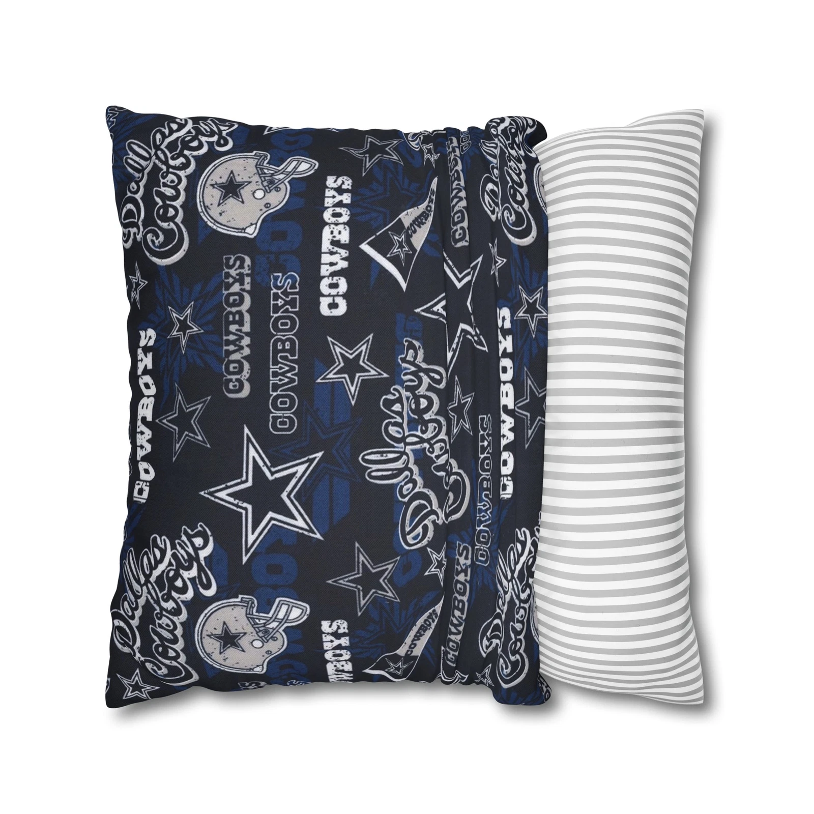 Dallas Cowboys Spun Throw Pillowcase