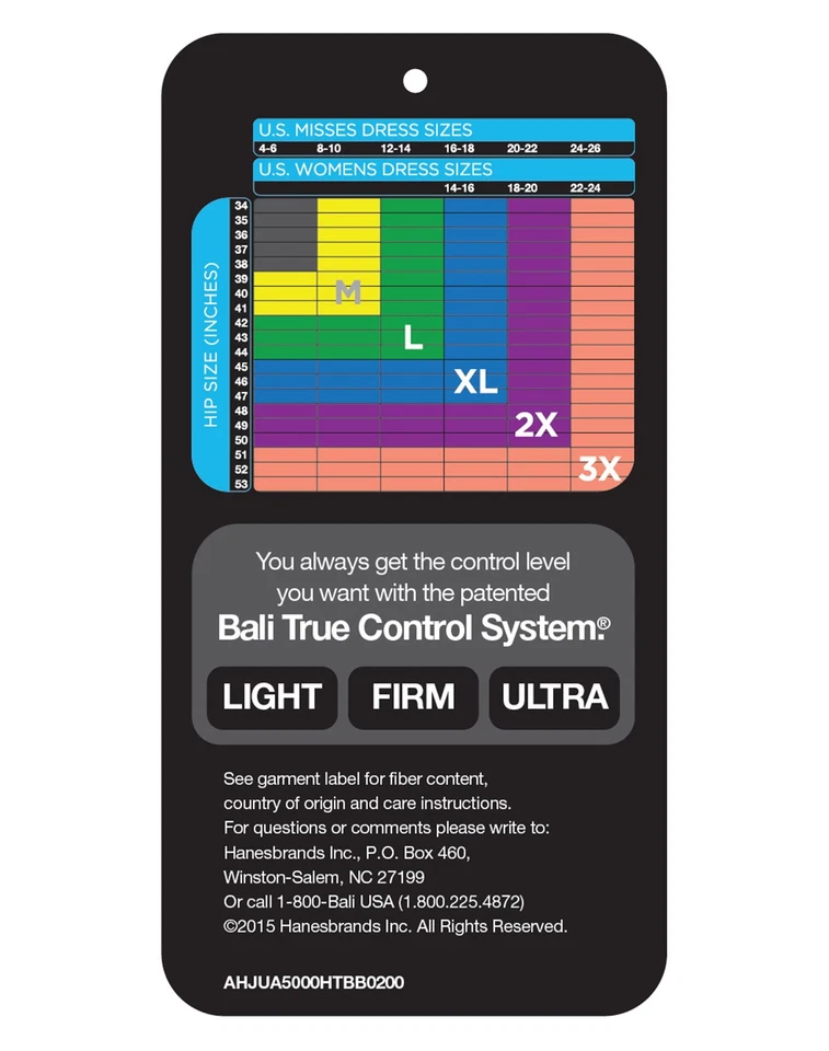 Paquete de 2 bragas Bali Brief Ultra Control Objetivo sin costuras Panel abdominal extra firme Foto 4 de 4