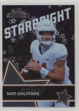 2021 Wild Card Alumination Starbright Purple Sam Ehlinger #SB-44 Rookie RC 0q3. rookie card picture