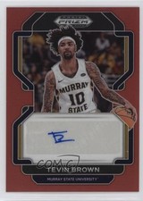 Tevin Brown Prizm 2022/23 Prizm Red /199 Auto