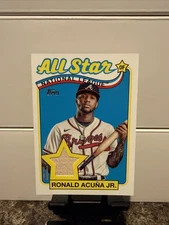 2024 Topps Series 2 - 1989 Topps Relics Ronald Acuña Jr. #89ASR-RAJ (MEM)