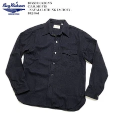 Mens Buzz Rickson’s New Buzz Rickson s CPO Wool Melton Shirt 40 L USN Sugar Cane