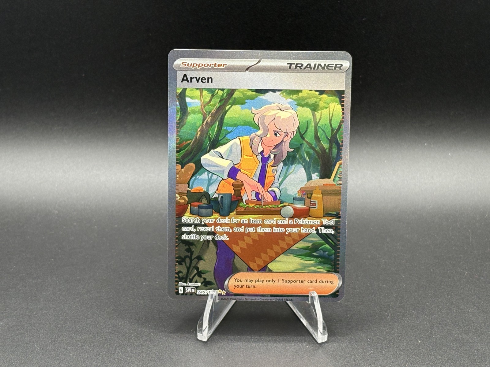 Pokemon Arven 249/198 Scarlet & Violet Special Illustration Rare Holo NM