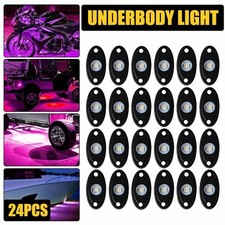 Led Rock Lights Purple 481216100 Pods Underbody Glow Neon Lamps Car Truck Led Rock Lights Purple 481216100 Pods Underbody Glow Neon Lamps Car Truck