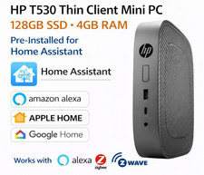 Home Assistant OS Server HAOS Pre-Installed HP T530 Mini PC 4GB 128GB Silent