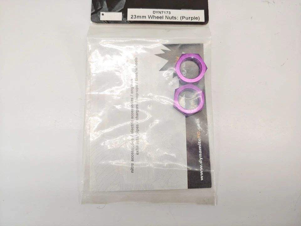 4x Dynamite Purple Aluminum Torque-Drive 23mm Hex Adapters for 1/8 Monster Truck - Image 4 of 4