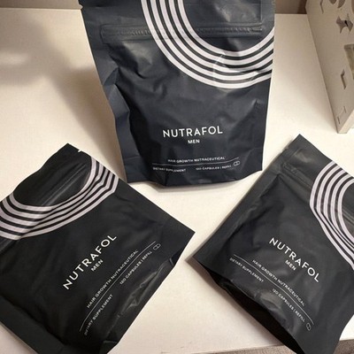 Nutrafol Men Hair Growth Drug-Free Capsules 120ct Refill Pouch