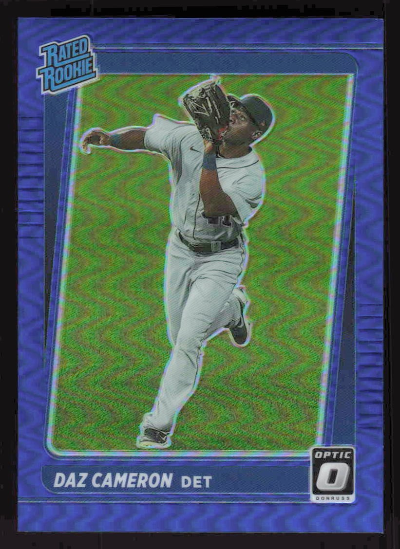 2021 Donruss Optic - Blue - #85 Daz Cameron - RC - /75 - Tigers