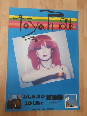 Original Tour Konzert Plakat Poster TOYAH Willcox Geschenk Idee 1980 Berlin