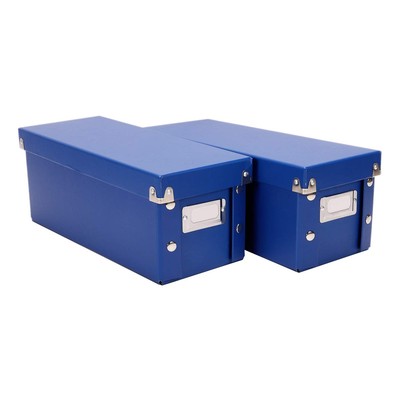 CD Storage Box - Pack of 1/2 - Durable Disc Holder with Lid to Store for Disc...