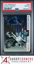 1993 UPPER DECK NEXT IN LINE #NL2 BRETT HULL HOF PSA 10