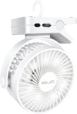 ELZO 12000Mah Camping Ventilator, Wiederaufladbarer Tischventilator USB Mini Ven