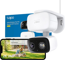 C216 2K 3MP Outdoor Camera 360�Pan/Tilt, IP65 Color Night Vision, Security Camer