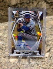 2022 Bowman Draft - Invicta Kumar Rocker Gold Atomic Refractor Auto /50 (RC)