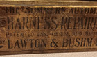 Antique LAWTON & BUSHMAN Leather Harness Shoe Repair CRATE TOOLS Burlington WIS — photo 9