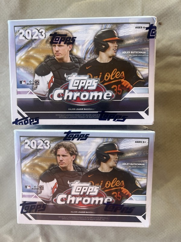 Lot of 2 - 2023 Topps Chrome Baseball Sealed Blaster Boxes - Corbin Carroll RC?