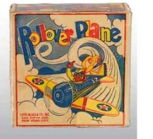 Rare MARX Popeye or SUPERMAN PLANE Empty Replacement Boxes ur choice