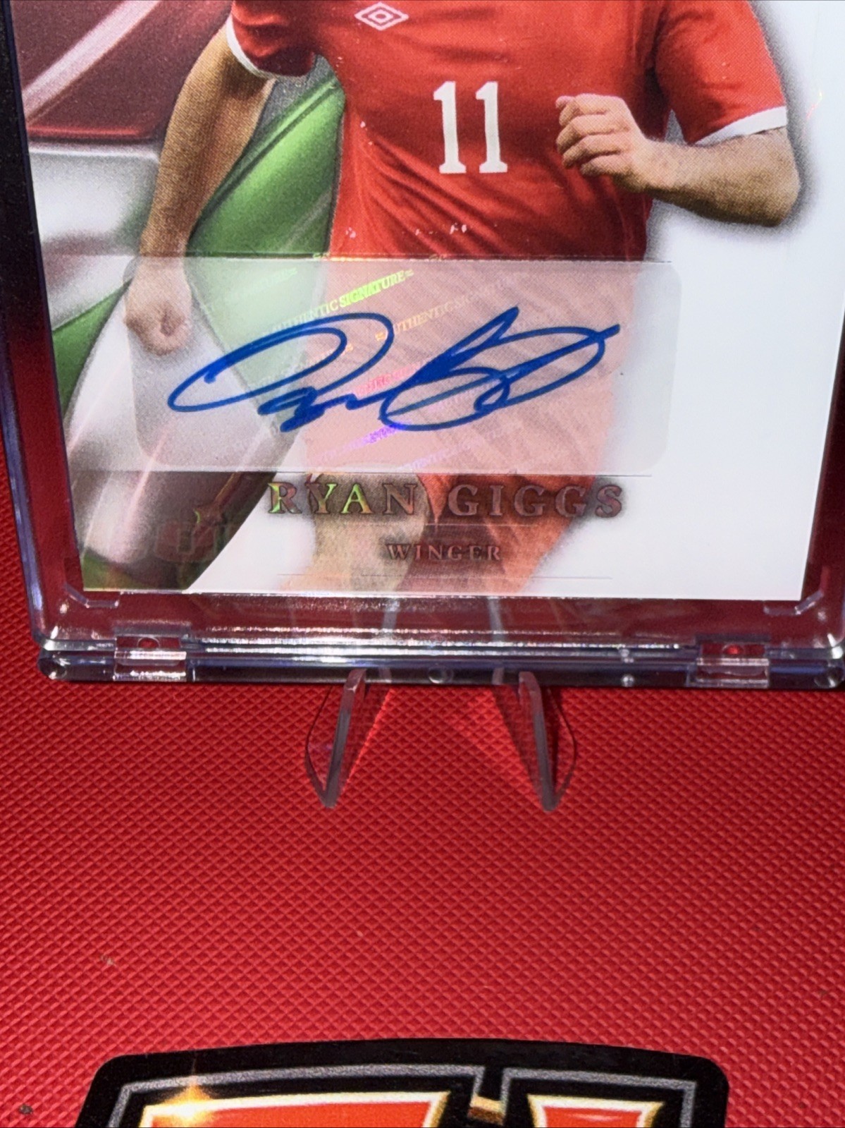 Matte Metal Wild Card Ryan Giggs Auto 1/1 Rare Mint Condition England view 3