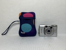 CANON ELPH JR. 26MM LENS F/2.8 FILM CAMERA with BUILT Neoprene Hoodie Cam Case