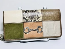 BRIGHTON ROCKMORE OFF THE GRID SLIM WALLET CROSSBOBY W REMOVABLE CHAIN