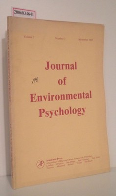 Journal of Environmental Psychology Volume 3 * Number 3 * September 1983 David V