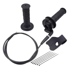Throttle Assembly Kit with 50" Cable – Handle Grips, Aluminum Block & Throttle 