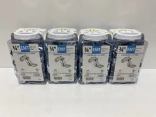 Lot Of (4) Halex 3/4" Single Hole Conduit Straps 61507B 100 Pack 1 Hole