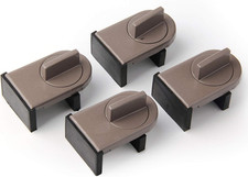 4 Pack Adjustable Sliding Window Locks Window Wedge Window Stop for Home Office