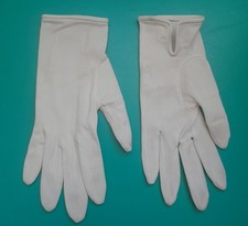 Vintage Womens White Dress Gloves 100 Nylon Made in Japan