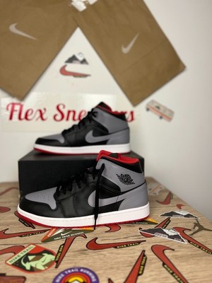 Size 13 - Air Jordan 1 Mid Bred Shadow for sale online | eBay