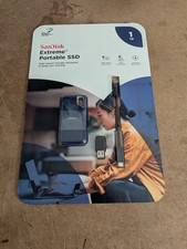 NEW SanDisk 1TB Extreme Portable SSD External - SDSSDE53-1TOO-ASRB