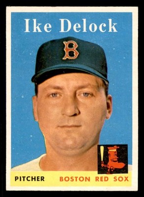 1958 TOPPS #328 IKE DELOCK RED SOX NR-MT SET BREAK 553692 (KYCARDS)