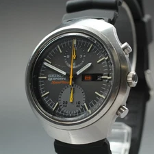 [EXC+5] Vintage 1971 SEIKO 5 Sports 6138-0020 Speed Timer Men's AT Watch JP U758