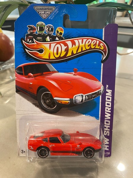 2013 Hot Wheels #176 HW All Stars Toyota 2000 GT Rot, Schwarz MC5 Sp-image