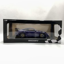 Minichamps 1/18 Porsche 911 991 GT3 RS Ultra Violet Model Car Used