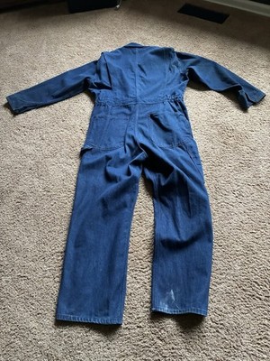 BIG MAC　DENIM COVERALL Vintage Big Mac Denim Coveralls 40R USA Made Workwear Mechanic