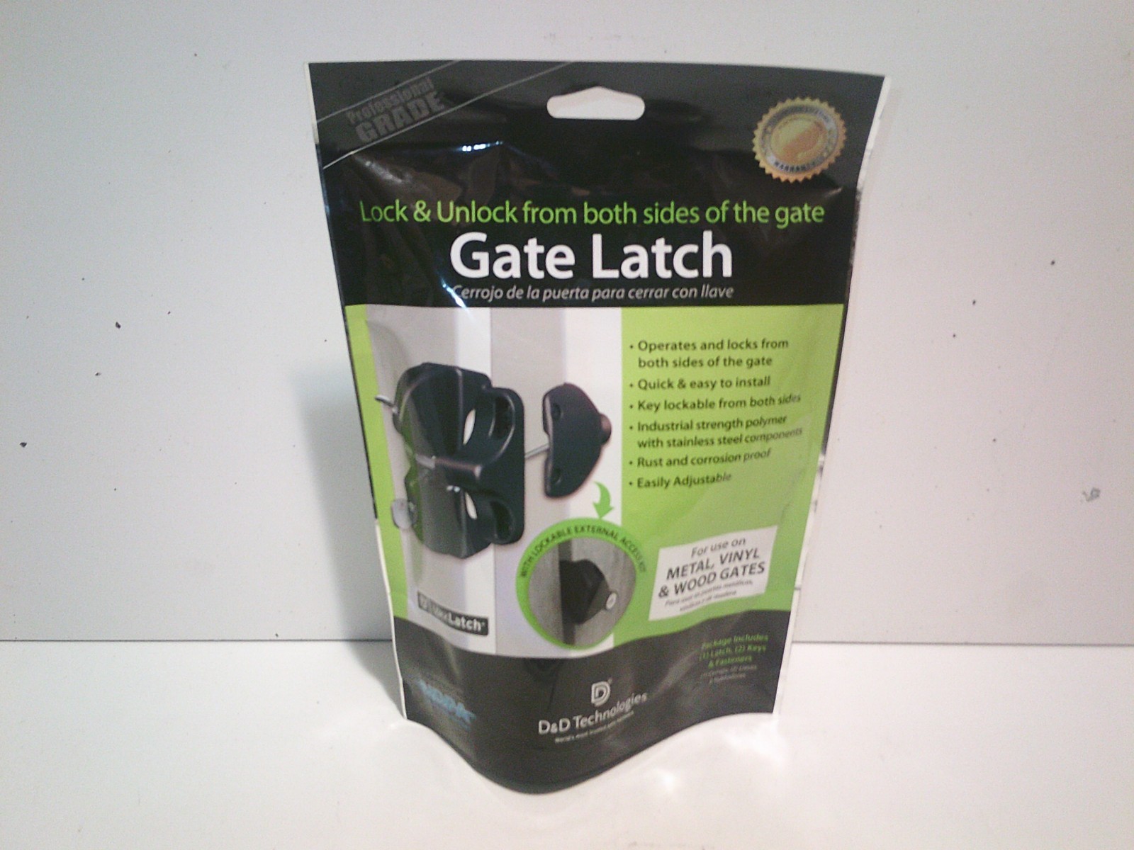 New D&D Gate Latch Lock & Unlock From Both Sides FREE SHIPPIING