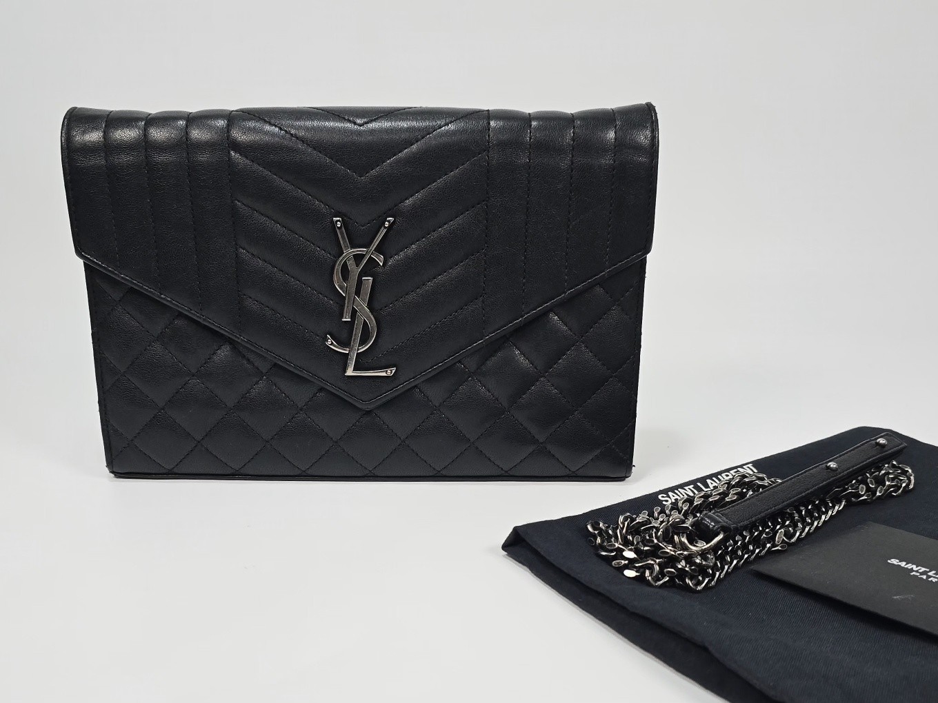 Borsa a tracolla Saint Laurent Monogram Catena Portafoglio 118737310