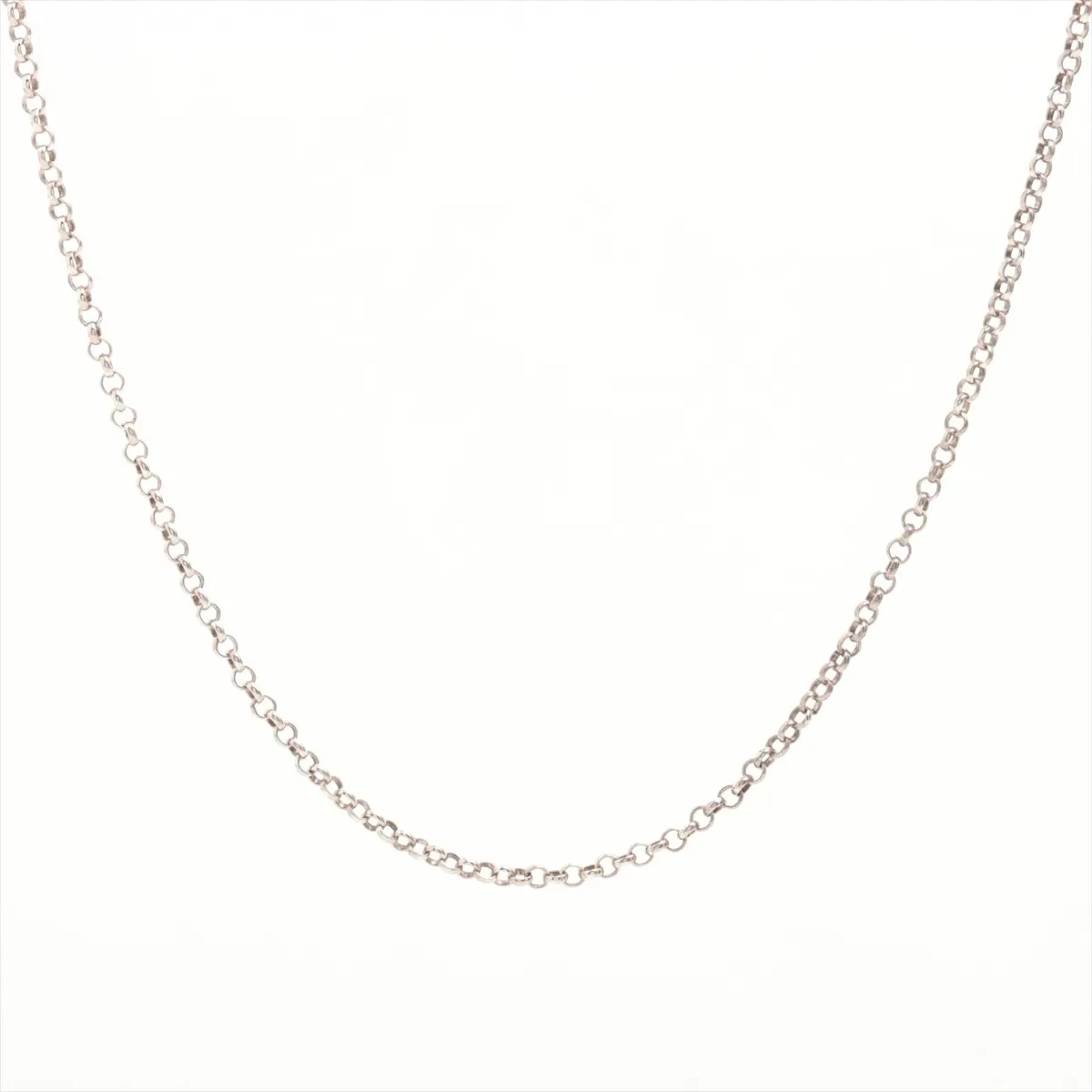 CHROME HEARTS Collana girocollo cuori cromati 20 pollici 925 5 7 g