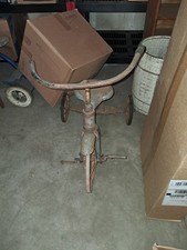 Vintage Metal Childrens Tricycle 3-Wheel Ride-On Toy