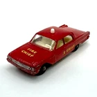 Matchbox Lesney Series 59 Ford Fairlane Fire Chief's Car,  Made in England