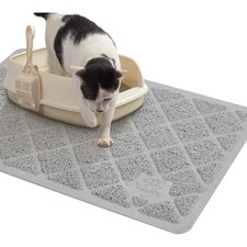Non Slip Cat Litter Mat Waterproof Litter Box Mat Pet Kitten Anti-Splashing Trap