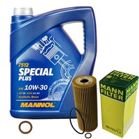 Inspektionspaket 5L Mannol 10W-30 FüR Mercedes W202 C 180 W203 R170 200