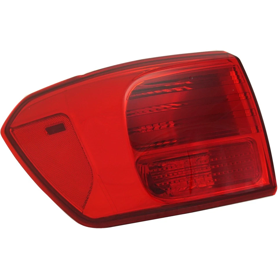 Tail Light Set For 2016-2018 Kia Sedona Left and Right Outer Red Lens Halogen - Image 4 of 4
