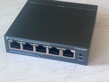 TP-Link TL-SG105PE 4 PoE Port 65W Easy Smart Plug  Play Switch - READ