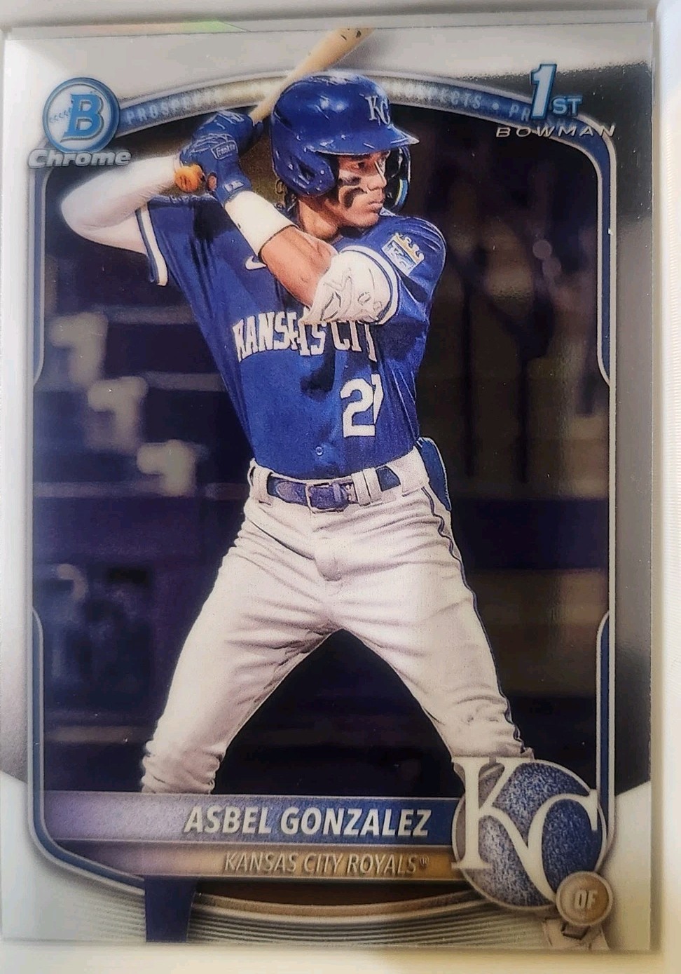 2025 Bowman - Chrome Prospects Asbel Gonzalez #BCP-4 (RC)