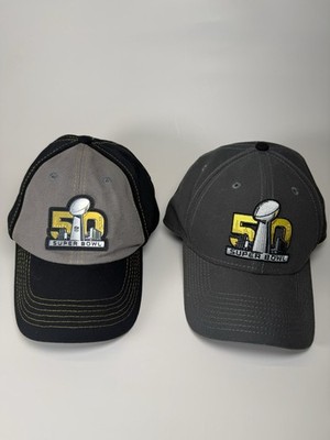 Super Bowl 50 Hat Lot of 2 New Era 9FORTY NFL San Francisco Adjustable Caps